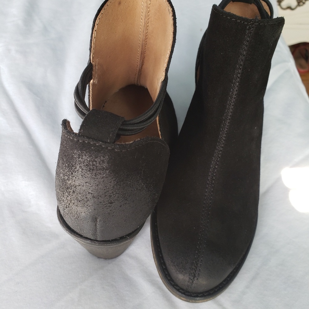 New Black Suede Boot